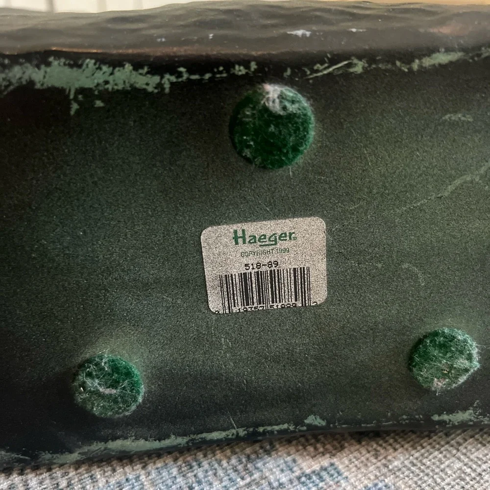 Vintage Haeger Matte Textures Black Vase 13 inch